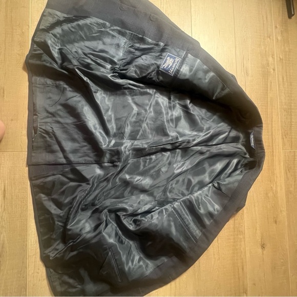 Vintage Burberrys 41 Blue  Blazer Jacket Sport Coat - Picture 9 of 16